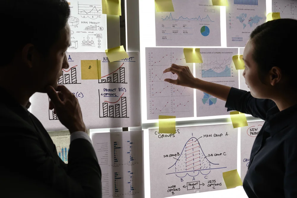 Structured market research process discussion